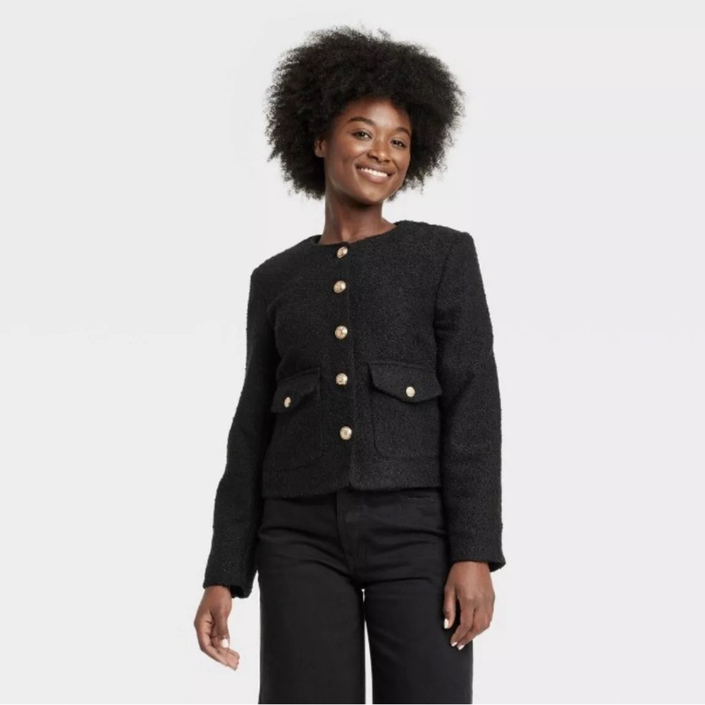 Universal Thread Women’s Button-Front Jacket M - image 5